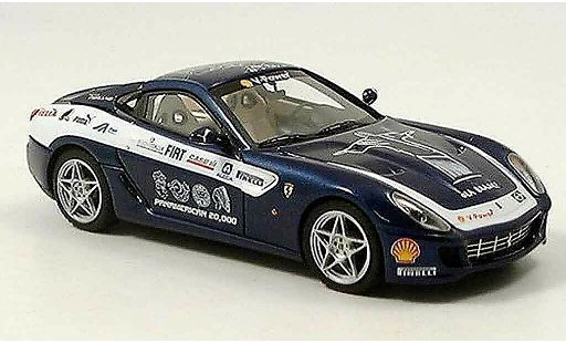 Ferrari 599 GTB 1/43 Look Smart fiorano panamericana azul coche miniatura