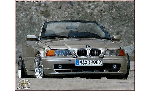 Bmw 328 cabriolet 1/18 Kyosho E46 ci champagne jantes 19 pouces bbs coche miniatura