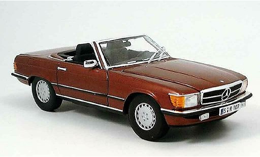 Mercedes 350 Base 1/18 Norev (r 107) rojo coche miniatura