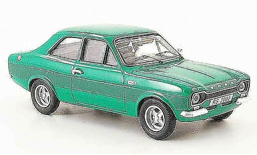 Ford Escort MK1 1/43 Trofeu 2000 verde coche miniatura