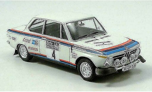 Bmw 2002 tii 1/43 Trofeu Works Team Rally RAC 1973 Waldegard/Thorzelius coche miniatura