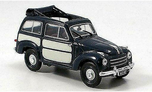 Fiat 500 C 1/43 Norev Belvedere azul 1952 coche miniatura