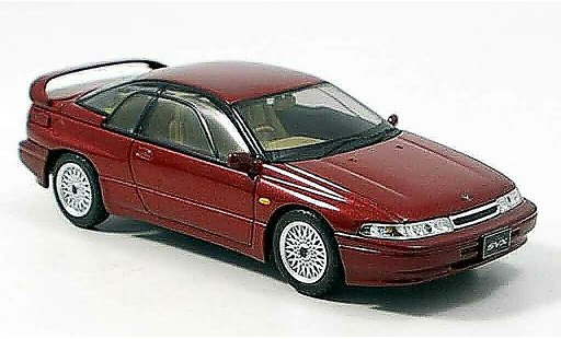 Subaru Alcyone Base 1/43 Norev s4 rojo coche miniatura