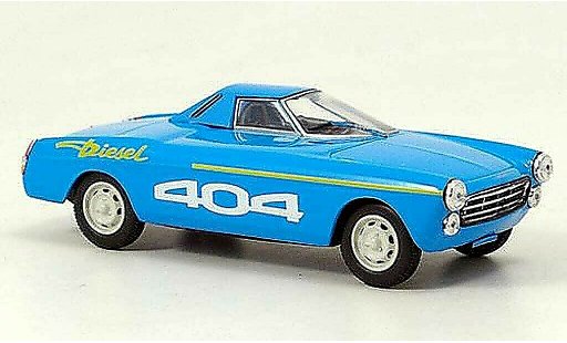 Peugeot 404 Diesel 1/43 Norev Rekord azul 1965 coche miniatura