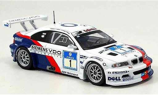 Bmw M3 course 1/43 IXO GTR E46 No.1 Nurburgring 2005 coche miniatura