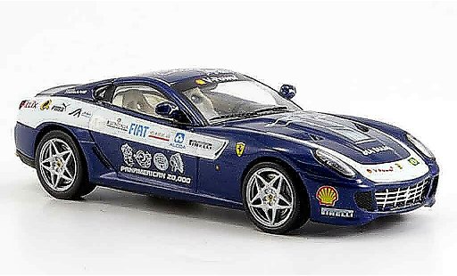 Ferrari 599 GTB 1/43 IXO panamericana azul 2006 coche miniatura