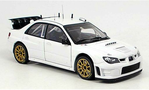 Subaru Impreza WRC 1/18 Autoart plain body blanco 2006 coche miniatura