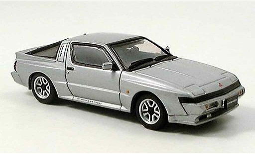 Mitsubishi Starion GSR VR 1/43 Aoshima gris metallisee 1988 coche miniatura