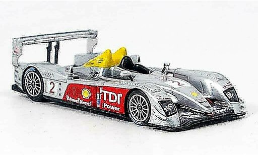 Audi R10 course 1/43 Spark 2006 No.2 ganador 12h Sebring 2006 coche miniatura