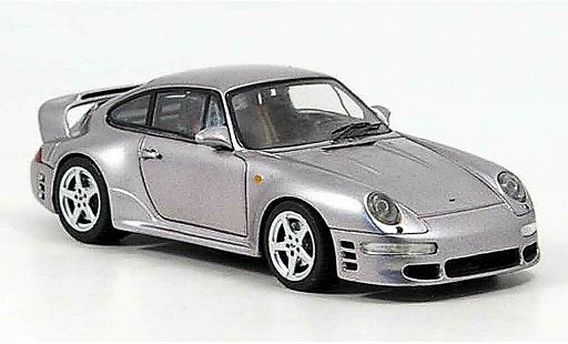 RUF CTR 2 1/43 Spark gris metallisee 1996 coche miniatura