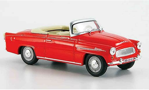 Skoda Felicia Roadster 1/43 Abrex rojo coche miniatura