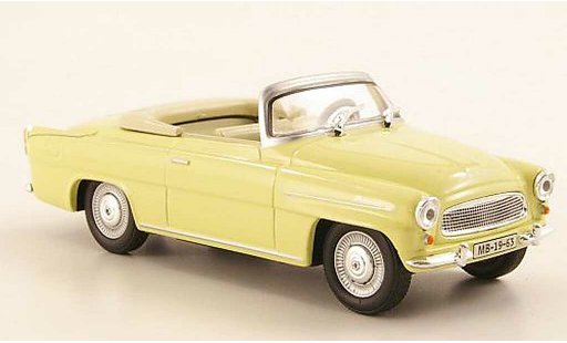 Skoda Felicia Roadster 1/43 Abrex beige coche miniatura