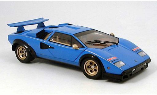 Lamborghini Countach LP 500 1/18 Kyosho s azul coche miniatura