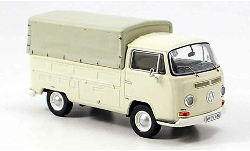 Volkswagen Combi A 1/43 Premium Cls t2a plataforma avec plane blanco coche miniatura