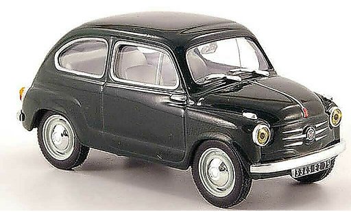Fiat 600 Berlina 1/43 Hachette verde 1957 coche miniatura