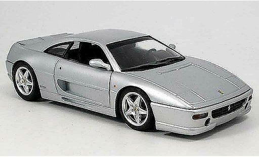 Ferrari F355 Berlinetta 1/18 Hot Wheels Berlina gtb gris coche miniatura
