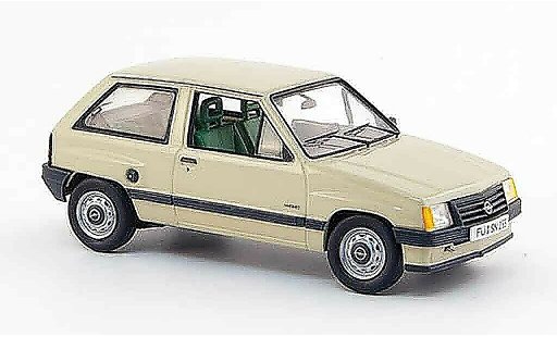 Opel Corsa A Base 1/43 Schuco a beige 1982 coche miniatura