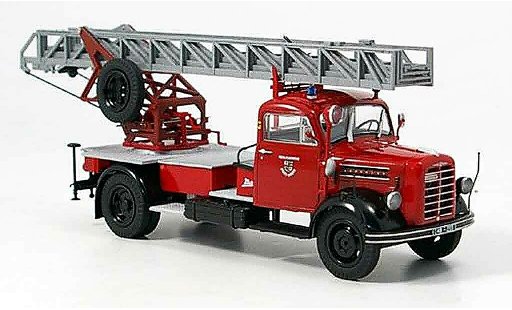 Borgward B 2500 pompiers 1/43 Schuco pompier Stadt Mayen Drehleiter coche miniatura