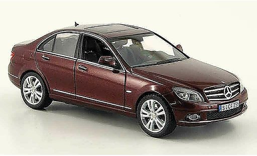 Mercedes Classe C Base 1/43 Schuco rojo Limusina coche miniatura