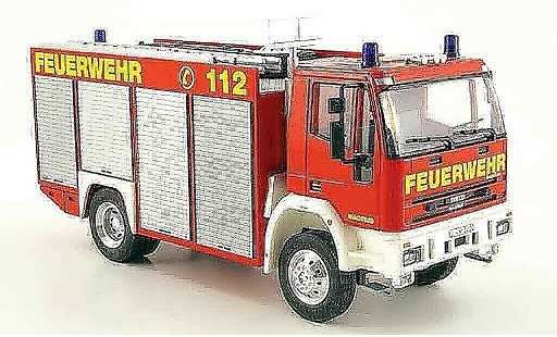 Magirus RW Base 1/43 Schuco Iveco 2 pompier coche miniatura