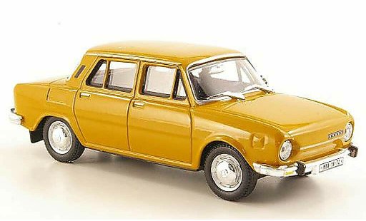 Skoda 110 L 1/43 Abrex marron 1969 coche miniatura