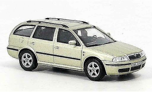 Skoda Octavia Combi 1/43 Abrex tour beige coche miniatura