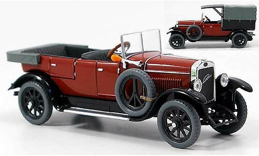 Laurin Klement Combi Base 1/43 Abrex Laurin-Klement body limousine lieferwagen rojo 1927 coche miniatura