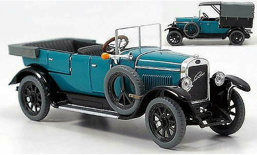 Skoda 110 L 1/43 Abrex Laurin & Klement Combi Limusina/Lieferwagen azulverde 1927 coche miniatura