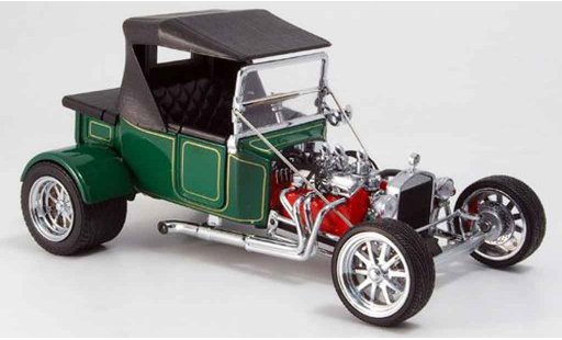 Ford Hot Rod 1925 1/18 Yat Ming t-bucket verde cerrado coche miniatura