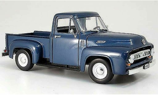 Ford F-100 Pickup 1/18 Yat Ming 00 gris azul 1953 coche miniatura