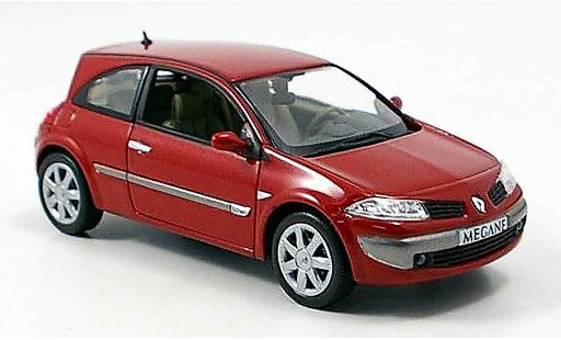 Renault Megane Coupe 1/43 Norev rojo 2006 coche miniatura
