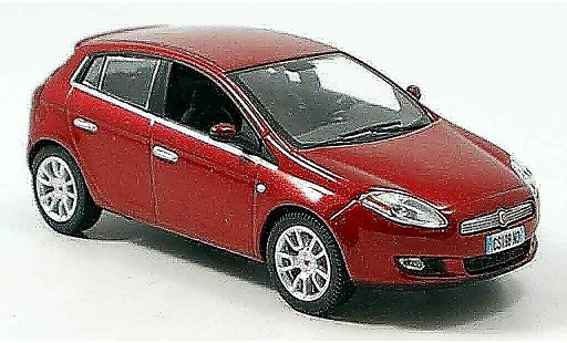 Fiat Bravo Base 1/43 Norev rojo 2007 coche miniatura