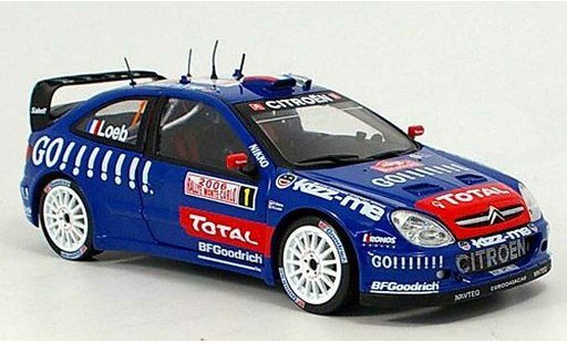 Citroen Xsara WRC 2006 1/18 Solido no.1 total rallye monte carlo coche miniatura