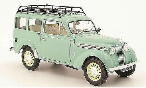 Renault Juvaquatre Break 1/18 Solido gris verde 1952 coche miniatura
