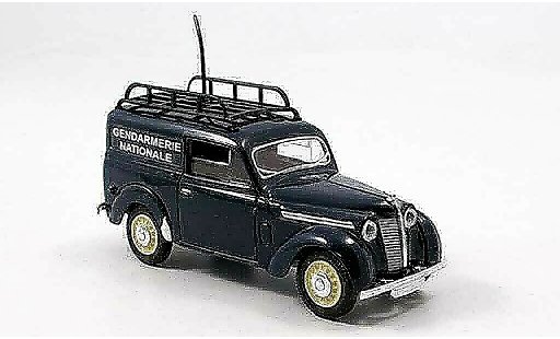 Renault Juvaquatre Base 1/43 Solido lieferwagen gendamerie 1952 coche miniatura