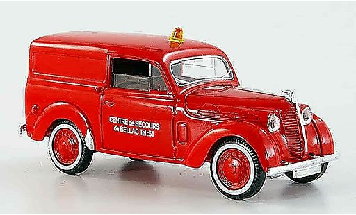 Renault Juvaquatre Base 1/43 Solido pompier coche miniatura