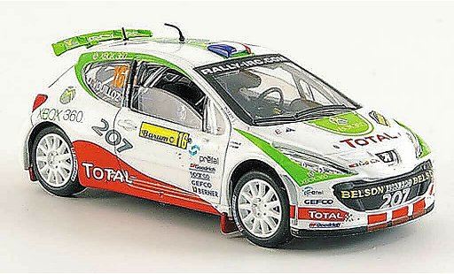Peugeot 207 S2000 1/43 Solido No.16 XBox 360 Barum Rally 2008 coche miniatura