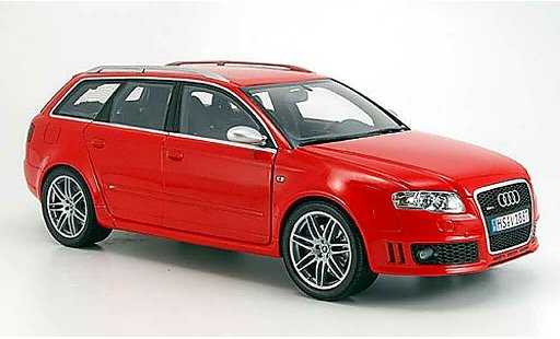 Audi RS4 avant 1/18 Minichamps rojo 2006 coche miniatura