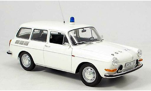 Volkswagen 1600 Variant 1/18 Minichamps l polic&Atilde;&shy;a 1972 coche miniatura