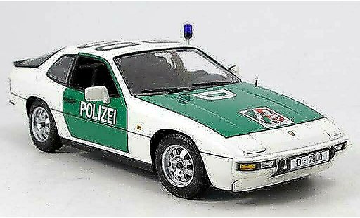 Porsche 924 Base 1/18 Minichamps police autoroute dusseldorf coche miniatura