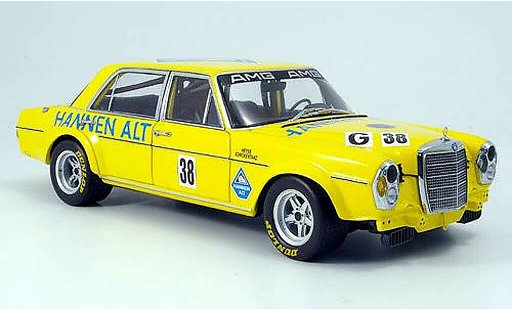 Mercedes 300 6.8 1/18 Minichamps liter amg heyer hockenheim 1971 coche miniatura