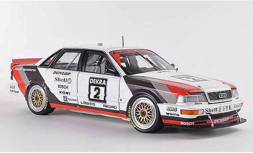 Audi V8 dtm 1/18 Minichamps Quattro No.2 Team SMS Motorsport H.Haupt -Saison 1991 coche miniatura