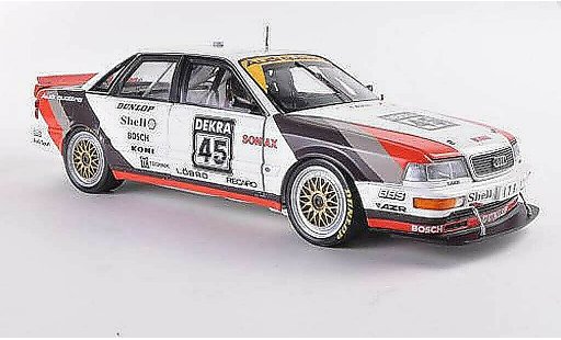 Audi V8 dtm 1/18 Minichamps Quattro No.45 Team AZR F.Biela -Saison 1991 coche miniatura