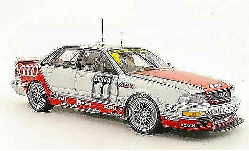 Audi V8 dtm 1/18 Minichamps Quattro No.1 F.Biela Team AZR Saison 1992 coche miniatura