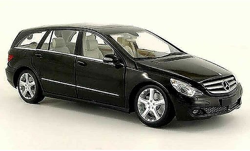 Mercedes Classe R Base 1/18 Minichamps negro 2005 coche miniatura