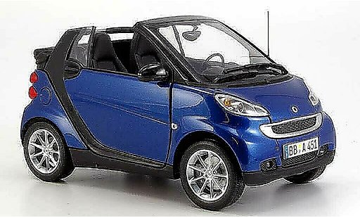 Smart ForTwo Cabrio 1/18 Minichamps 2007 coche miniatura