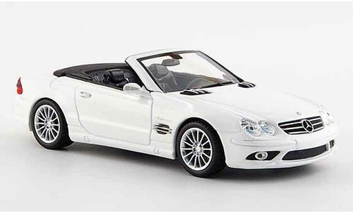 Mercedes Classe SL AMG 1/43 Minichamps SL 55 blanco abierto 2007 coche miniatura