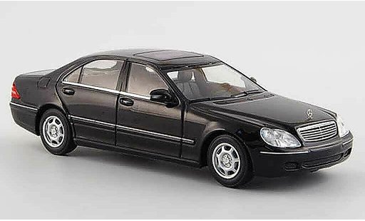 Mercedes Classe S Base 1/43 Minichamps (W 220) negro 1998 coche miniatura