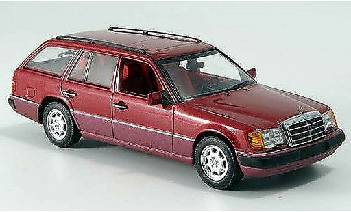 Mercedes 300 Coupe 1/43 Minichamps met.rot 1990 coche miniatura