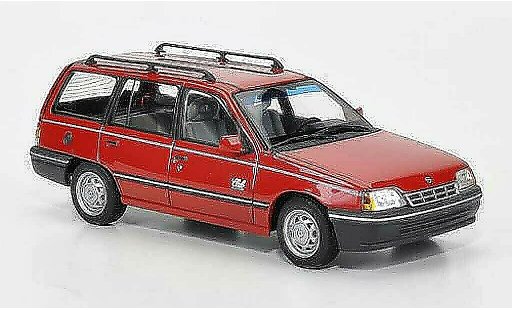 Opel Kadett E Caravan 1/43 Minichamps rojo 1989 coche miniatura